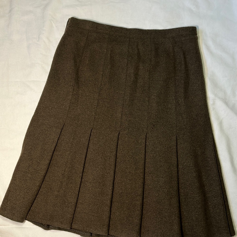 Lida Baday brown wool skirt